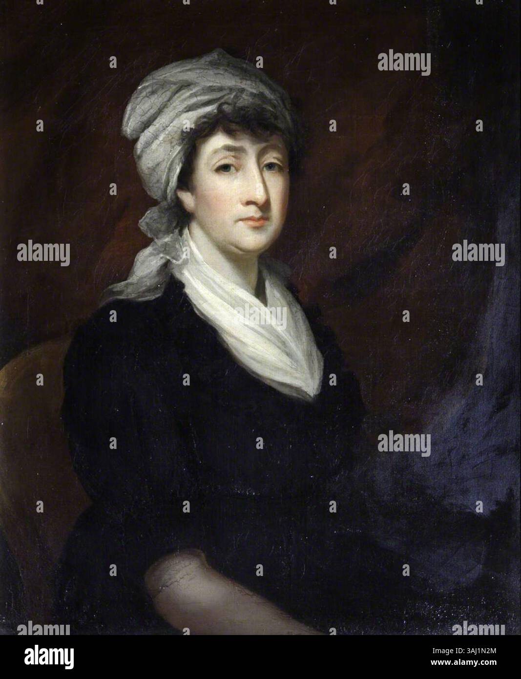 Dieses Porträt aus dem 18. Jahrhundert, das Henri-Pierre Danloux zugeschrieben wird, zeigt Katherine Ramsay, Lady MacKenzie, gemalt um 1778. Es ist Teil der National Trust Collection, in Öl auf Leinwand. Stockfoto