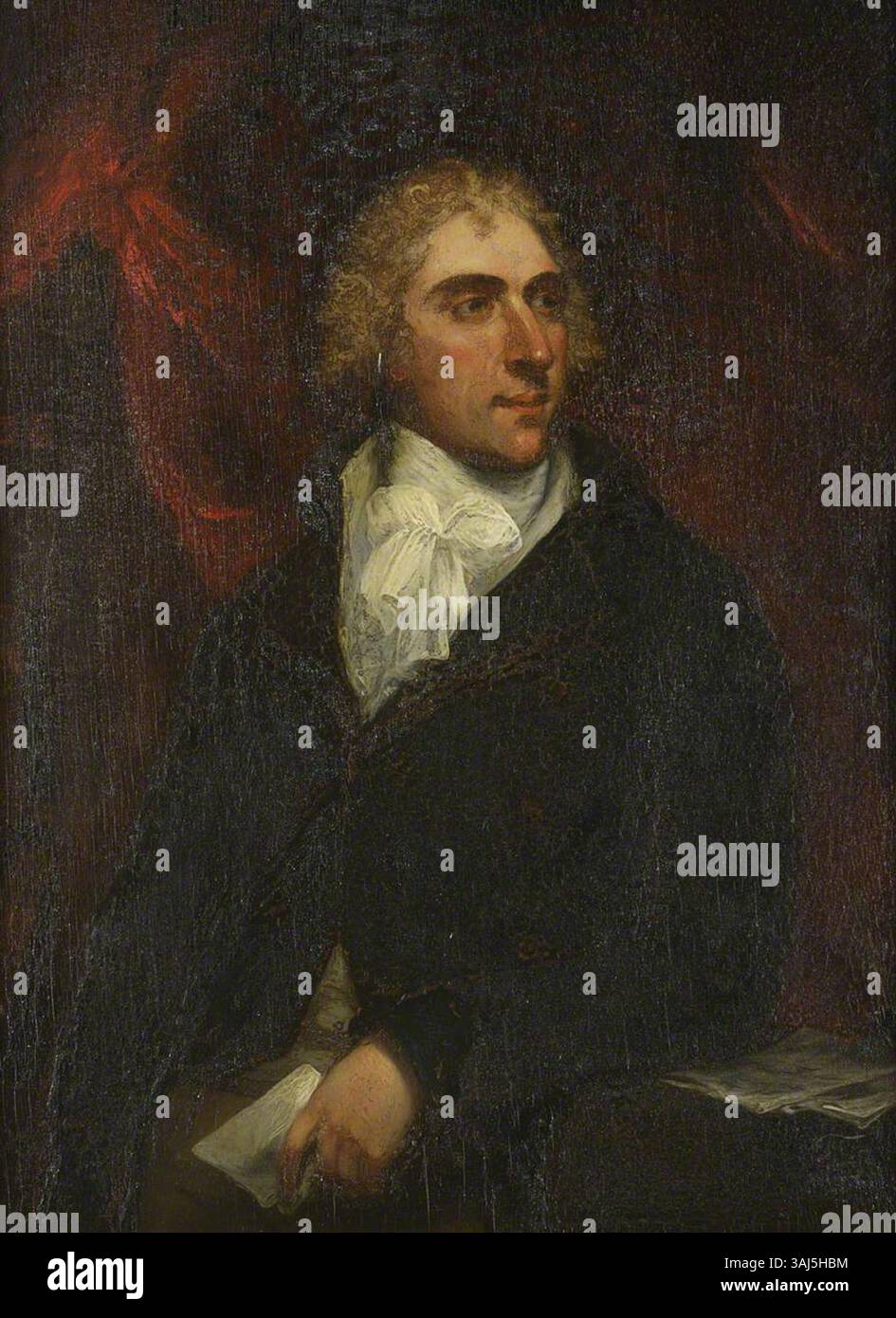 Dieses Porträt von William Staveley aus dem Jahr 1795 zeigt Sir John Turner Dryden, der den würdevollen Ausdruck und die formale Kleidung des 1. Baronets einfängt. Es ist Teil der National Trust Collection. Stockfoto