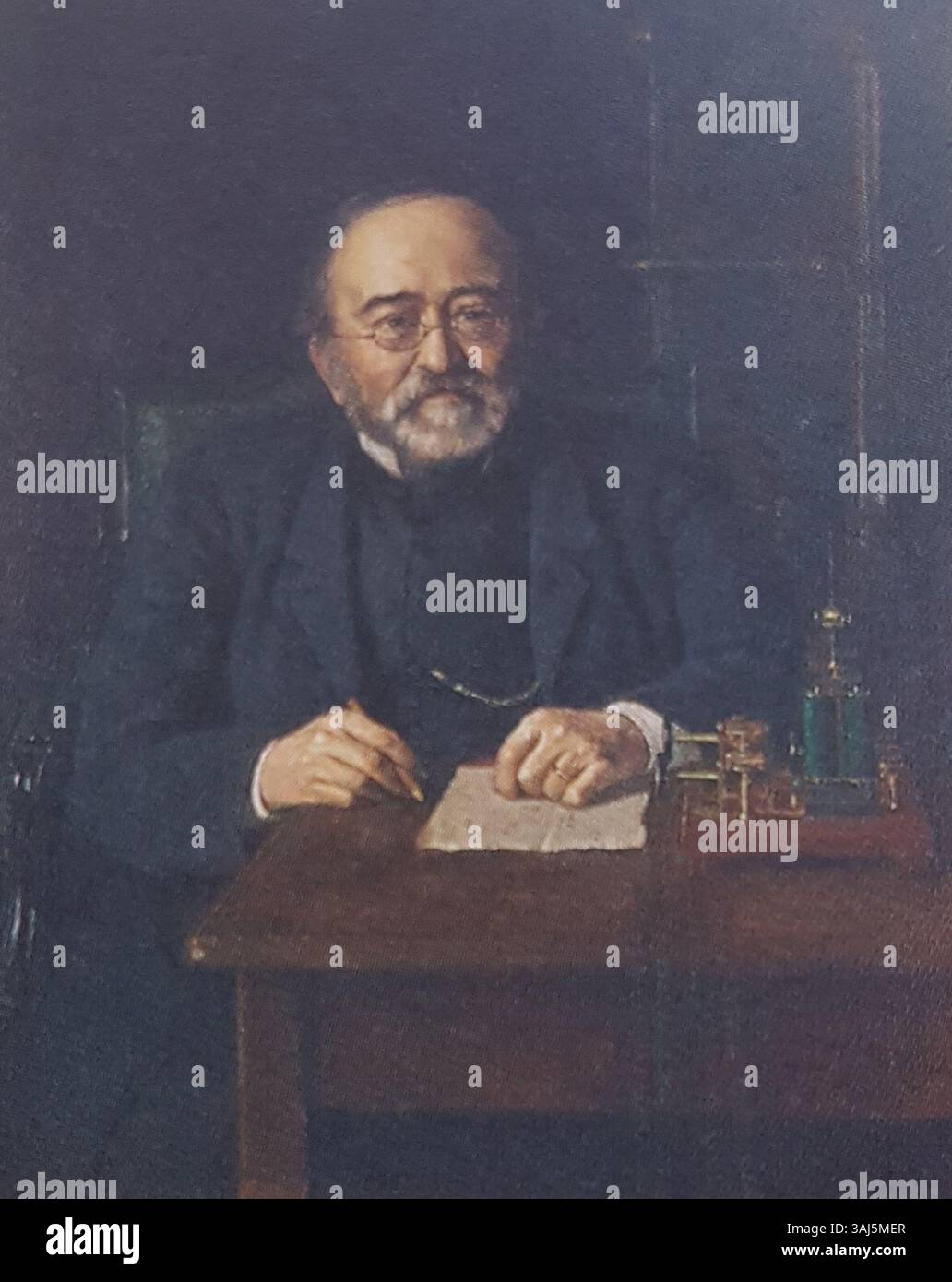 Erik Edlund, eine bedeutende Persönlichkeit in der schwedischen Geschichte, wird von Johan Axel Gustaf Acke in diesem detaillierten Porträt aus dem 19. Jahrhundert dargestellt, das seine Rolle in der schwedischen Politik und Gesellschaft widerspiegelt. Stockfoto