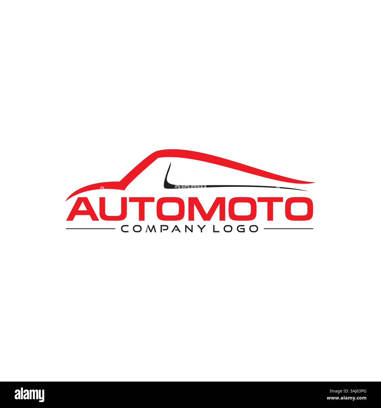 Autoauto, Autorennen, Automobillogo Design Vektor Stock Vektor