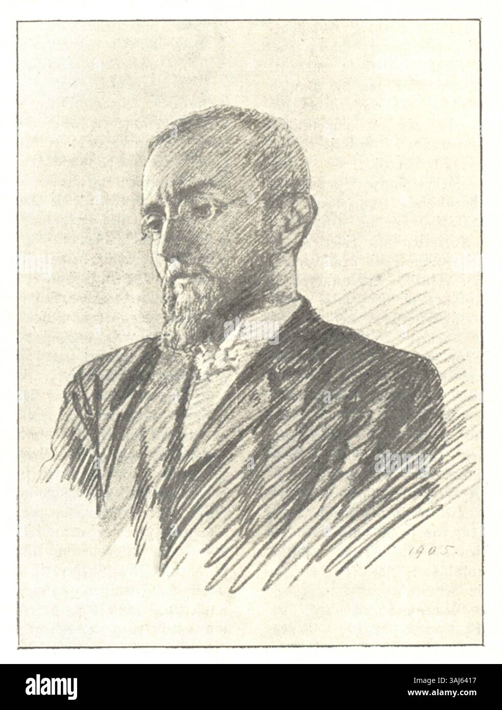Das 1909 erschienene Werk „Otokar Bezina“ von František Bílek ist ein Porträt des tschechischen Schriftstellers Otokar Bezina. Das Stück fängt das Wesen der tschechischen künstlerischen Bewegung des frühen 20. Jahrhunderts ein und verbindet Symbolismus und Realismus. Stockfoto