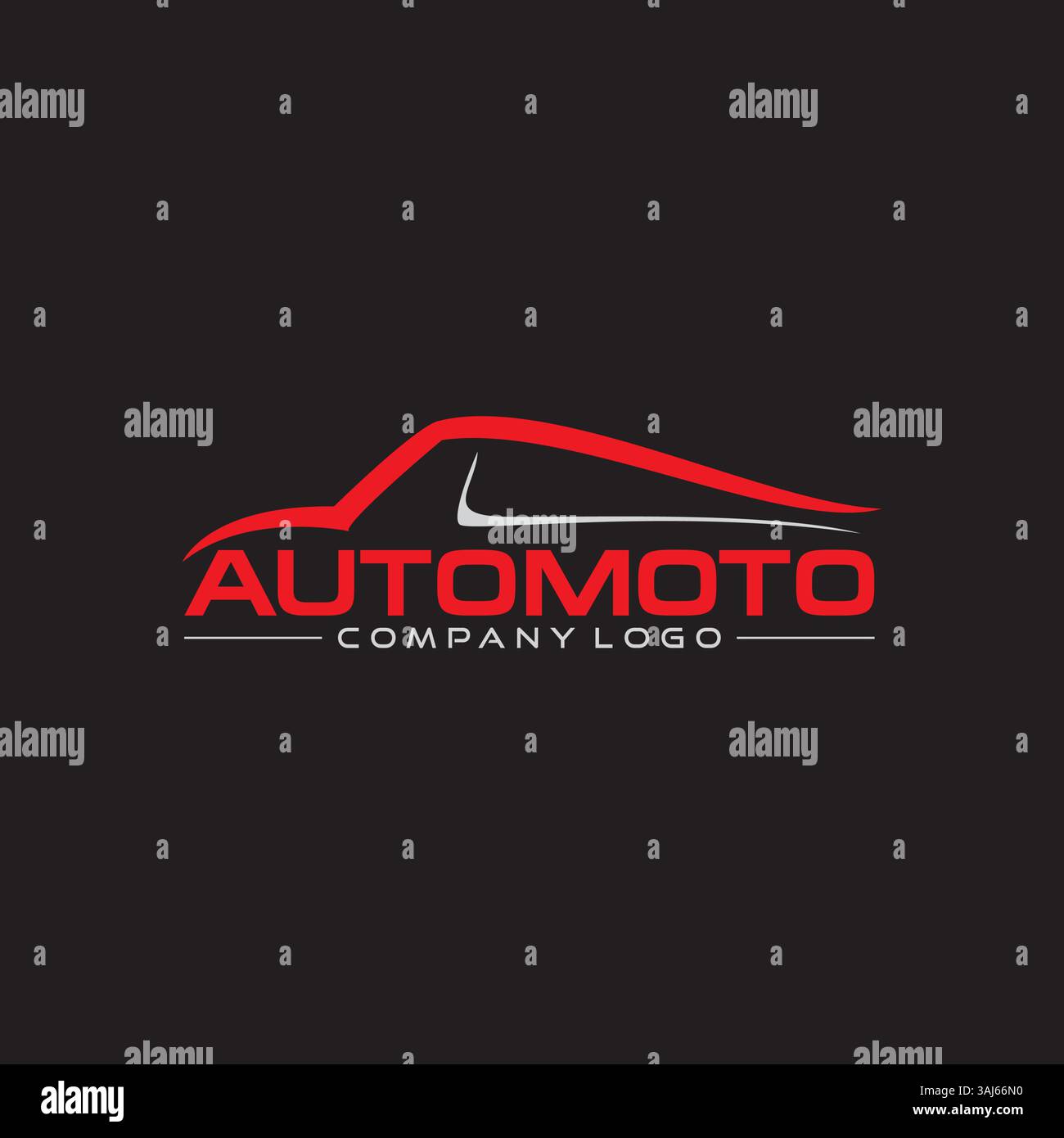 Autokraftwagen-Logo-Design-Vektor Stock Vektor