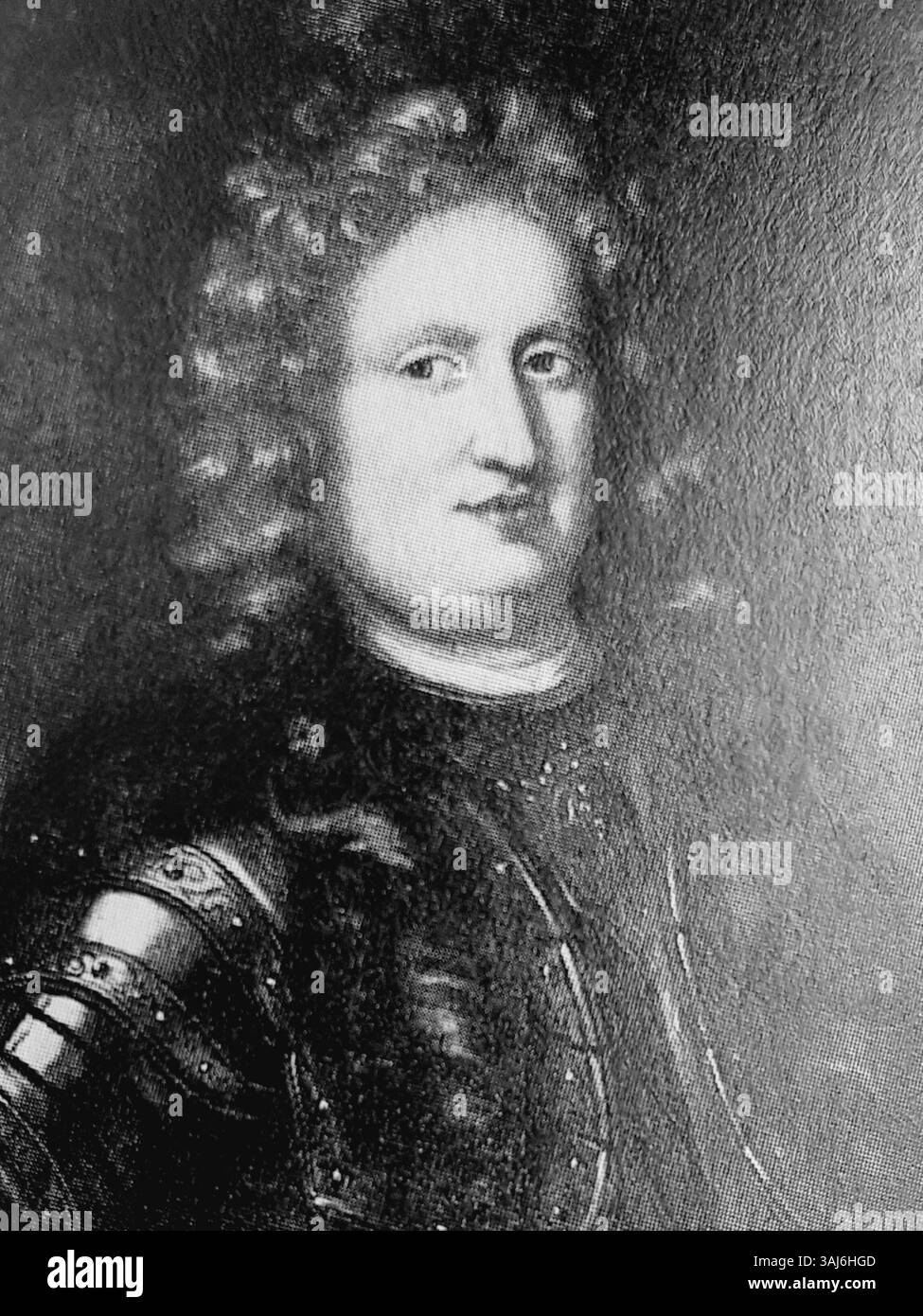 Carl Gustaf Soop (1659–1711) war ein schwedischer Offizier und Adliger, der für seine Dienste im 17. Jahrhundert bekannt war. Seine Beiträge waren besonders in der schwedischen Militärgeschichte während der Ära der Expansion des schwedischen Reiches bemerkenswert. Stockfoto