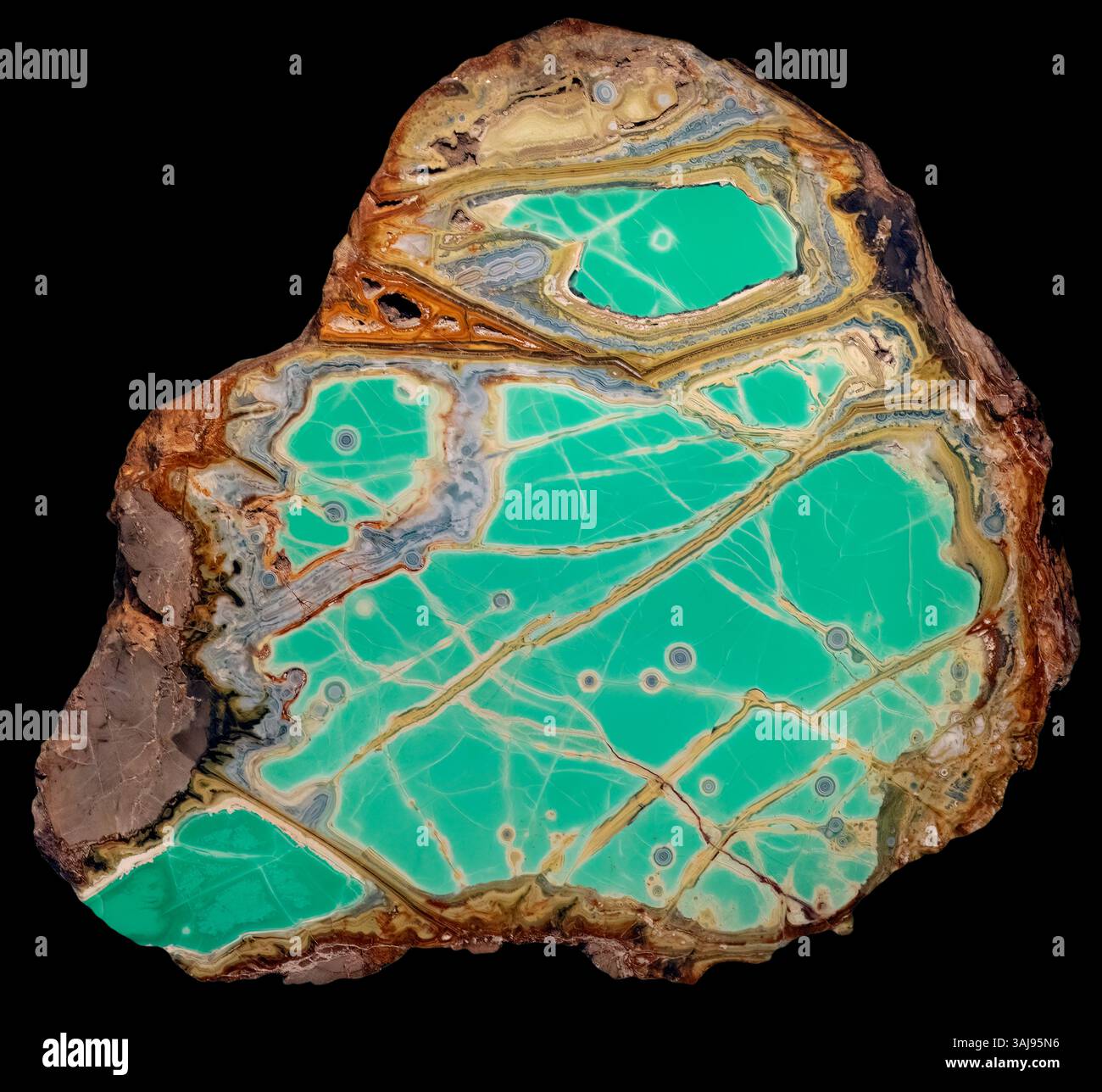 Variscite, Fairfield, Utah Stockfoto