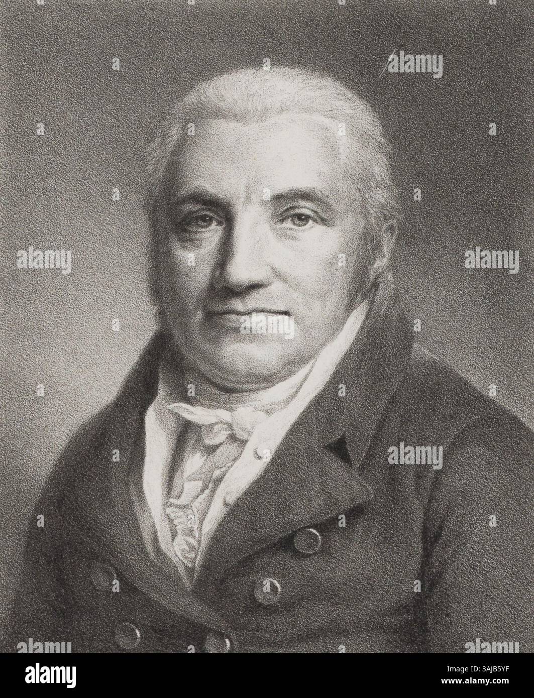 Das von Heinrich Jakob Aldenrath und Friedrich Karl Gröger geschaffene Porträt von Arnold Schuback fängt Schubacks deutsche intellektuelle Beiträge des 18. Jahrhunderts ein. Sie ist Teil der Sammlung der Staats- und Universitätsbibliothek Hamburg. Stockfoto