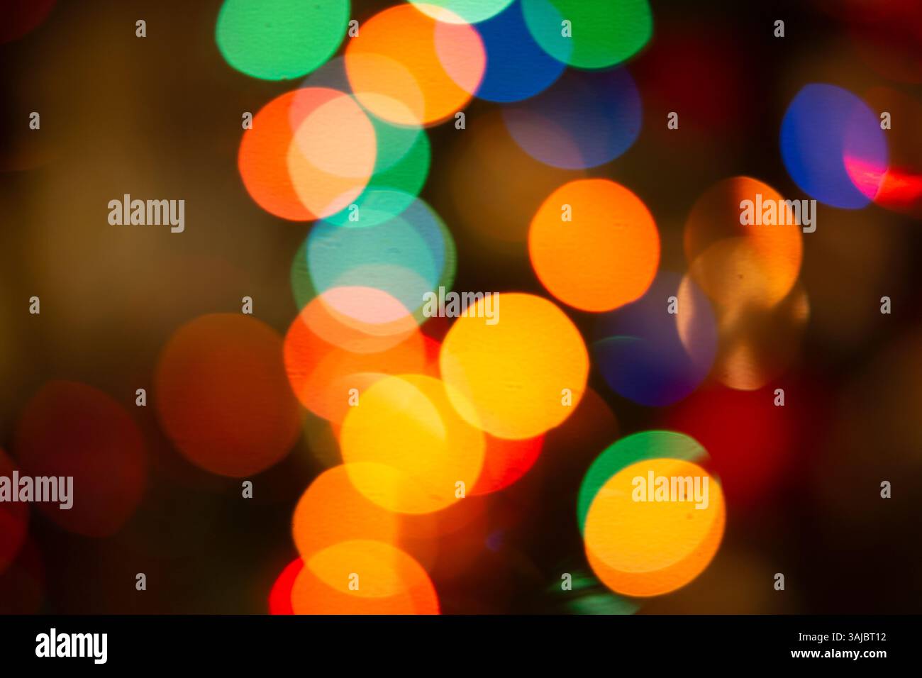 Weihnachten mit dem Verschluss bei langer Belichtung. Stockfoto