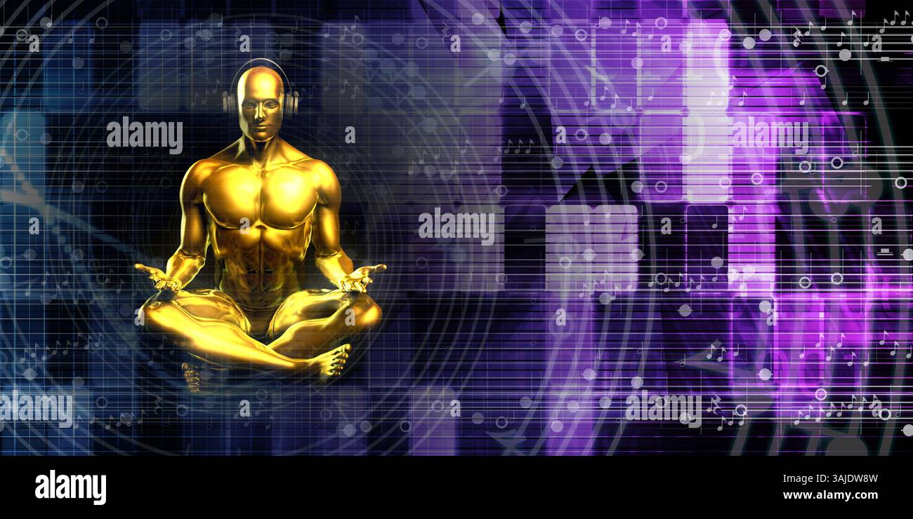 Streaming Music Online Entertainment Multimedia Technologie Konzept Stockfoto