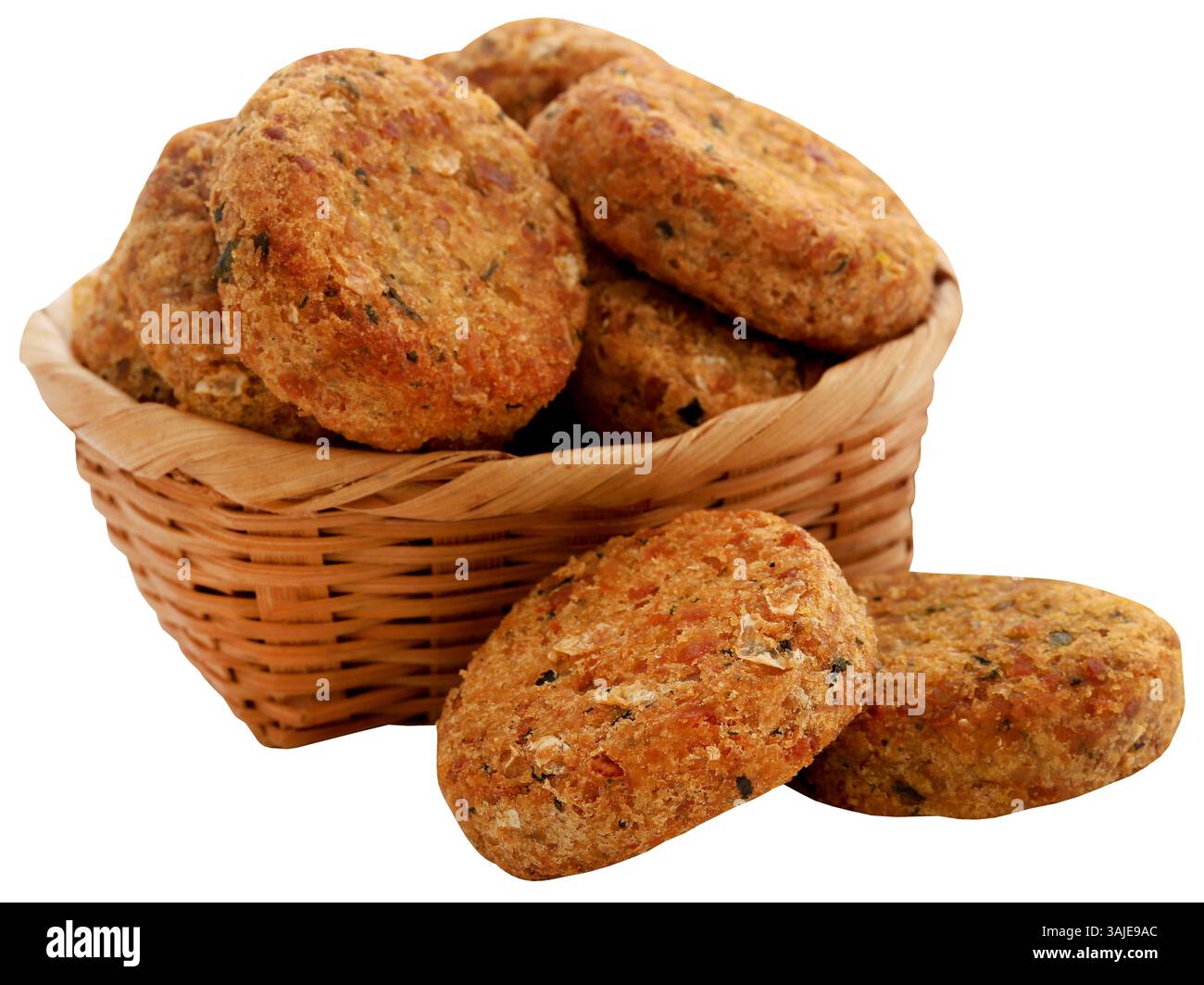 Pflanzliche Falafel, eine gesunde, nahrhafte Ernährung Stockfoto