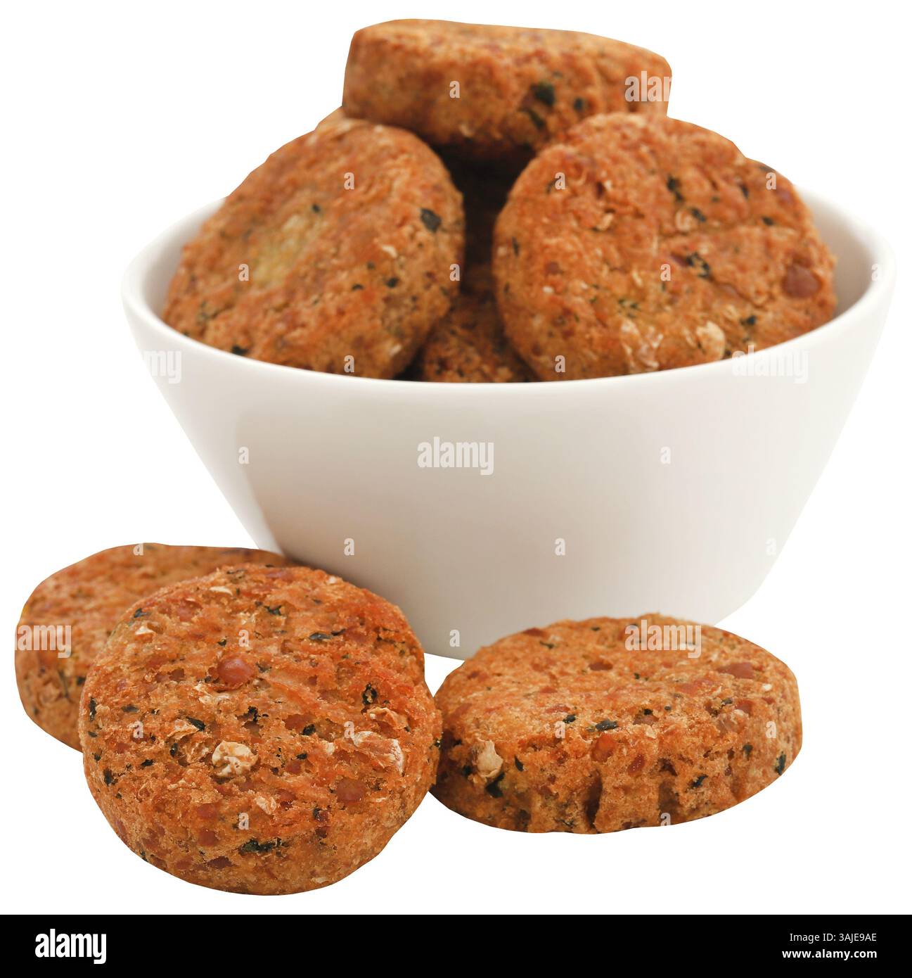 Pflanzliche Falafel, eine gesunde, nahrhafte Ernährung Stockfoto
