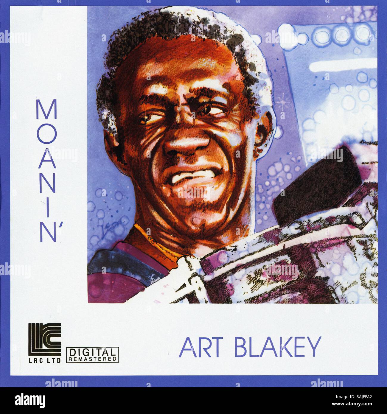 Art Blakey - Moanin' (Live LRC Records) - Vintage Jazz-Cover Stockfoto