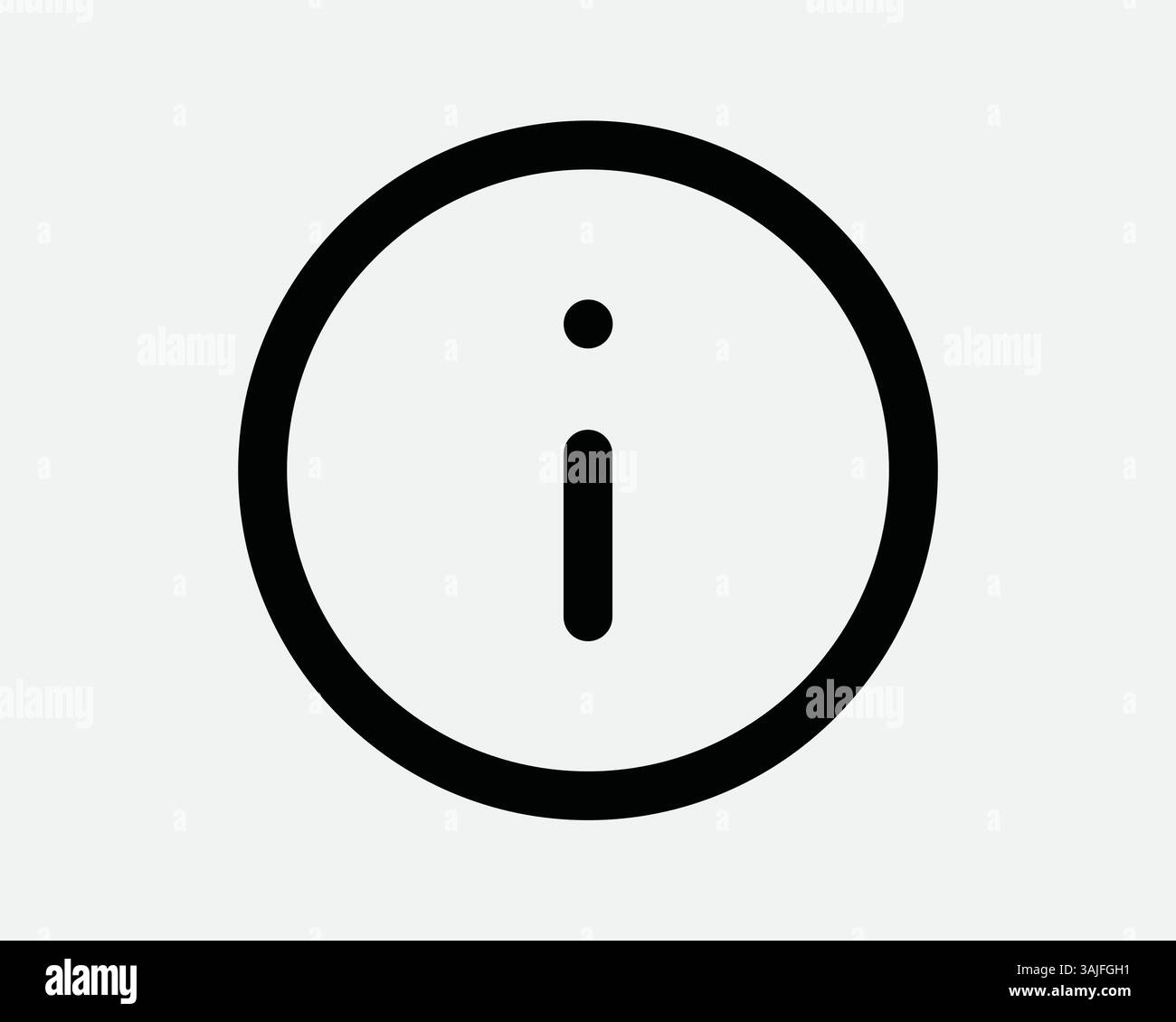 Info Runde Schaltfläche Info Kreissymbol Symbol Help Desk Guidance Support Center Kundendienst Call Fragen Fragen Fragen Balck White Outline Line Sha Stock Vektor