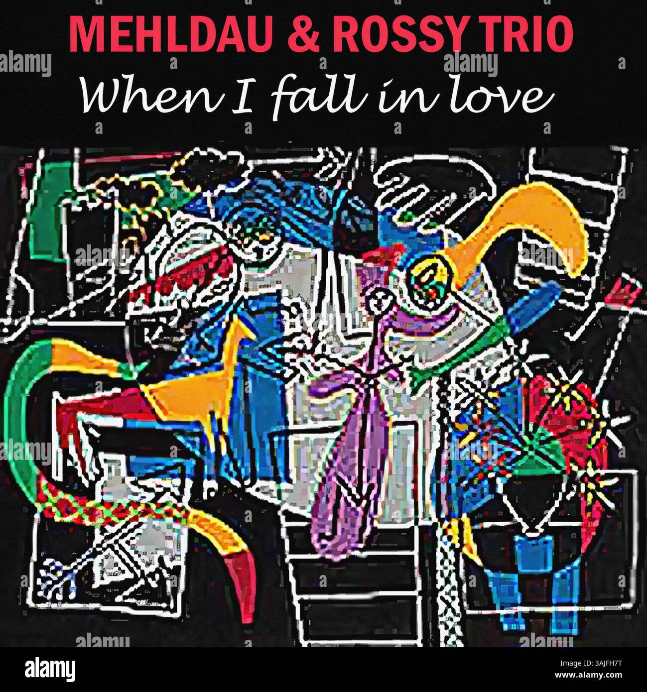 Brad Mehldau - When I Fall in Love - Vintage-Jazz-Cover Stockfoto