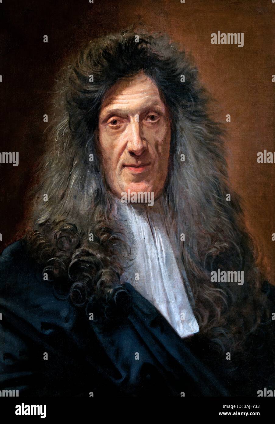 Französischer Arzt persönlicher Begleiter von König Ludwig XIV. Von Frankreich von Jean Jouvenet 1644 - 1717 France French, Louvre Paris, Museum der Schönen Künste, Frankreich, Stockfoto