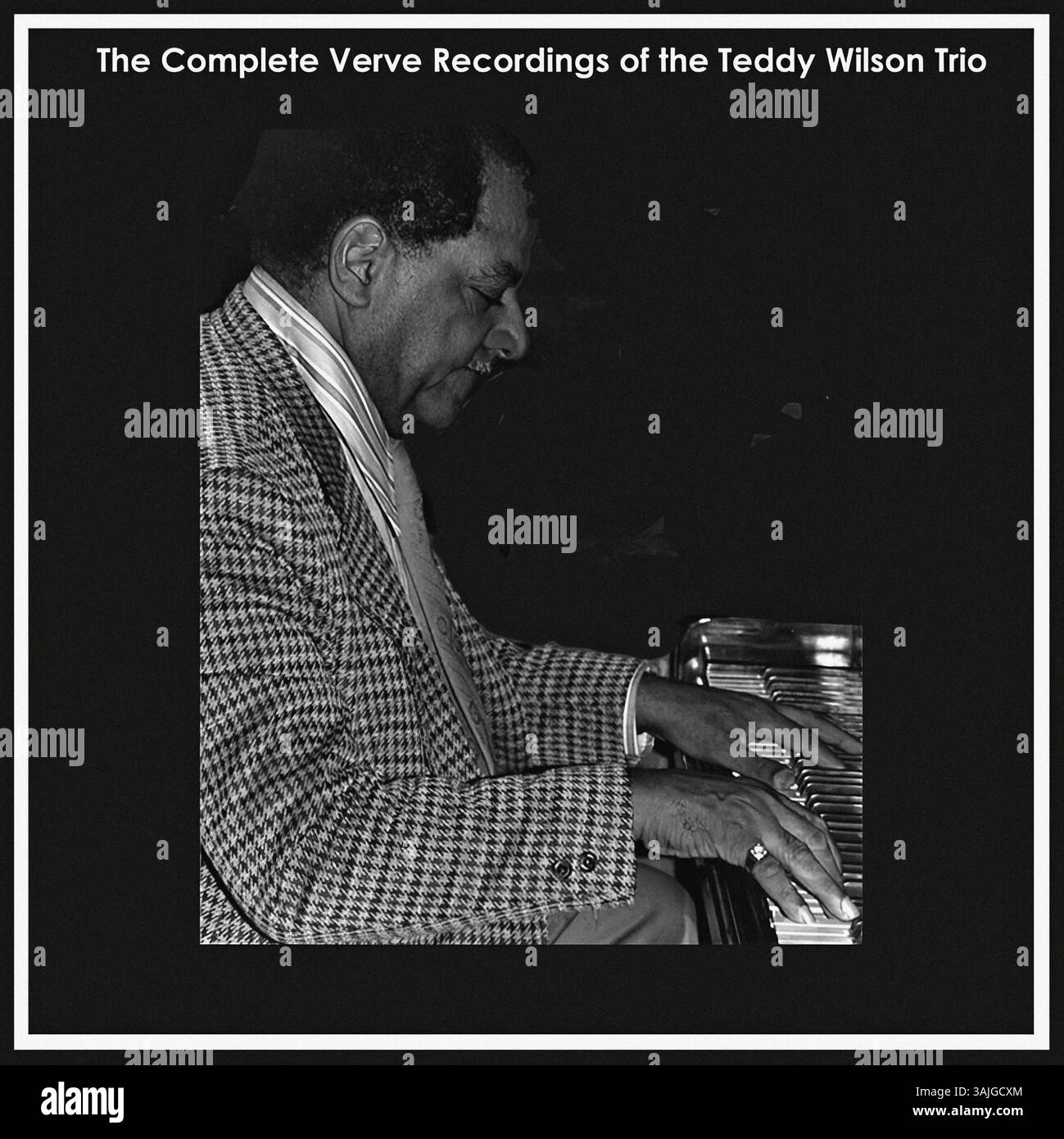 Teddy Wilson - The Complete Verve Recordings - Vintage-Jazz-Cover Stockfoto