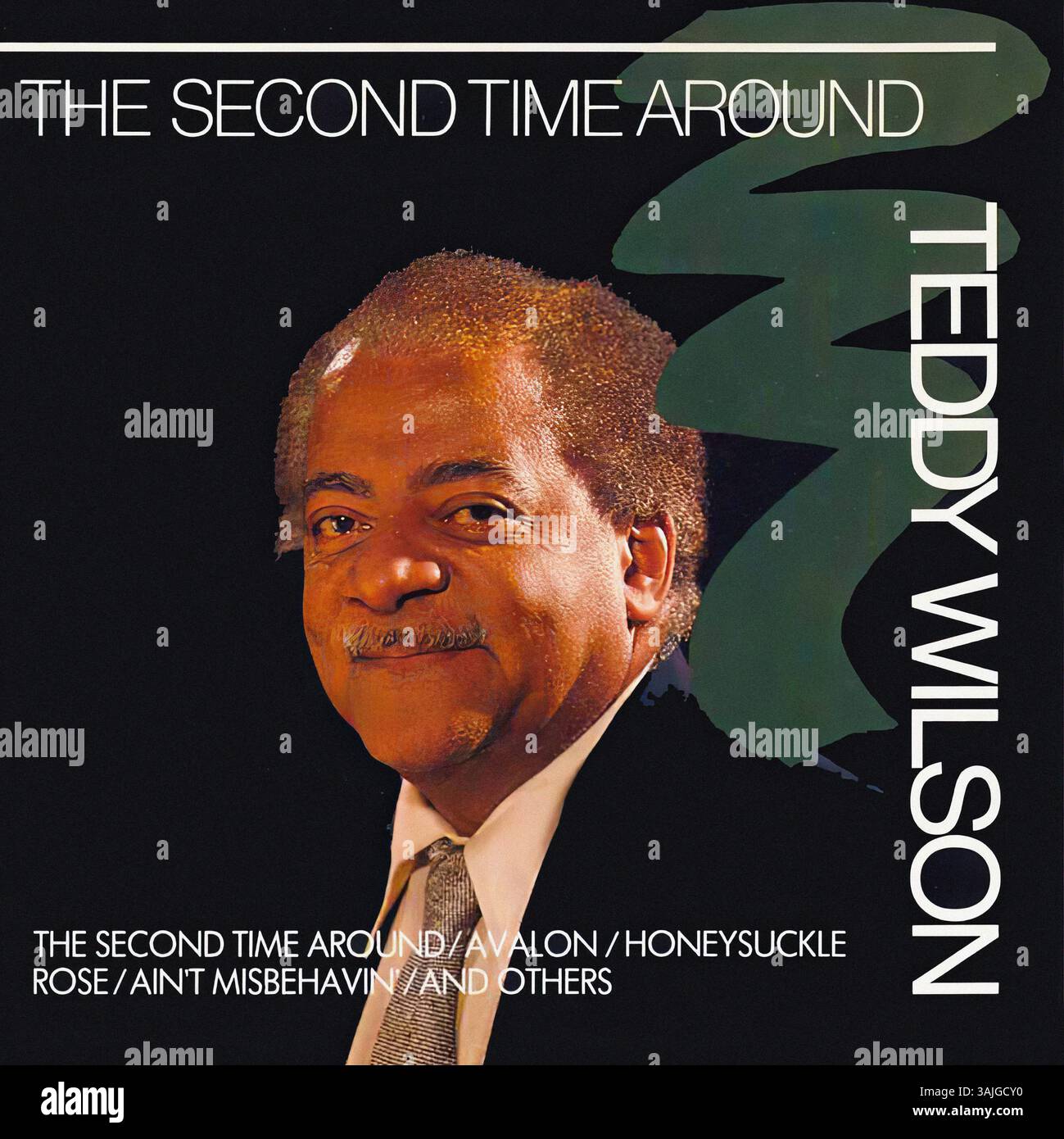 Teddy Wilson - The Second Time Around - Vintage-Jazz-Cover Stockfoto