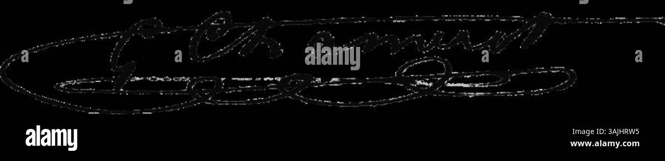 Dieses historische Dokument zeigt die Unterschrift von Georges Chamerot auf einem Brief an Gaston Paris. Das Schreiben vom 15. Mai 1882 ist Teil einer Korrespondenzsammlung in der Bibliothèque nationale de France. Stockfoto