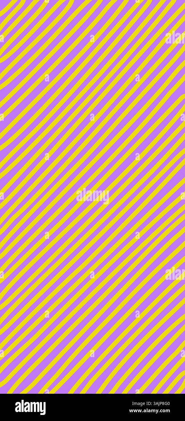 Abstraktes nicht-nahtloses Muster, einfache Hand gezeichnete diagonale Linien Hintergrund, dekorative Textur vertikale Ausrichtung, trendiges modernes Design, minimalistische Muster Vektor-Illustration Stock Vektor