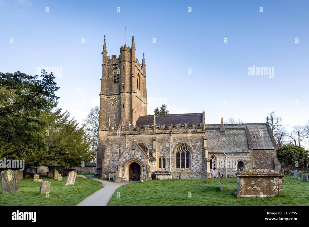 St James's Church, Avebury, Wiltshire, England, Großbritannien Stockfoto