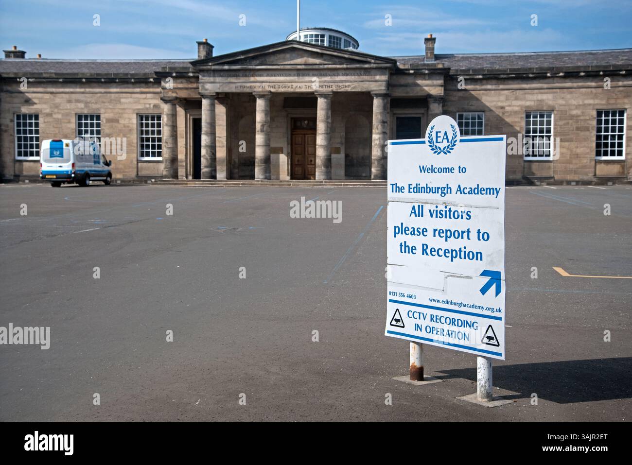 Edinburgh Academy Senior School, Henderson Row, Edinburgh, Schottland, Großbritannien. Stockfoto