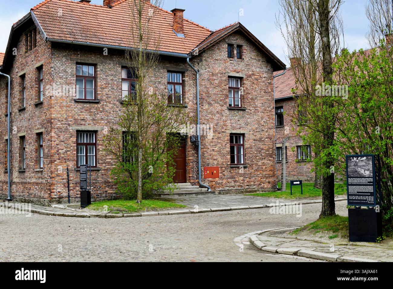 Staatliches Museum Auschwitz-Birkenau, Polen Stockfoto