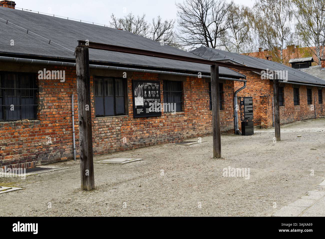 Staatliches Museum Auschwitz-Birkenau, Polen Stockfoto
