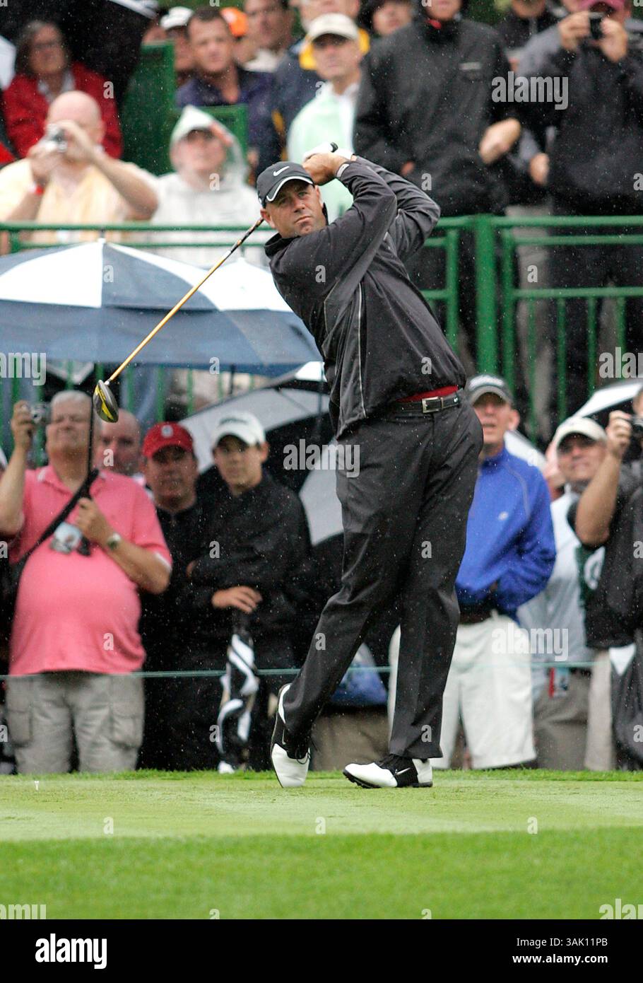 Juni 2009: Stewart Cink in Aktion während des Memorial Tournament's Skins Game im Muirfield Village Golf Club in Dublin, OH. (Bild: © Scott Terna/Cal Sport Media/ZUMA Press) Stockfoto