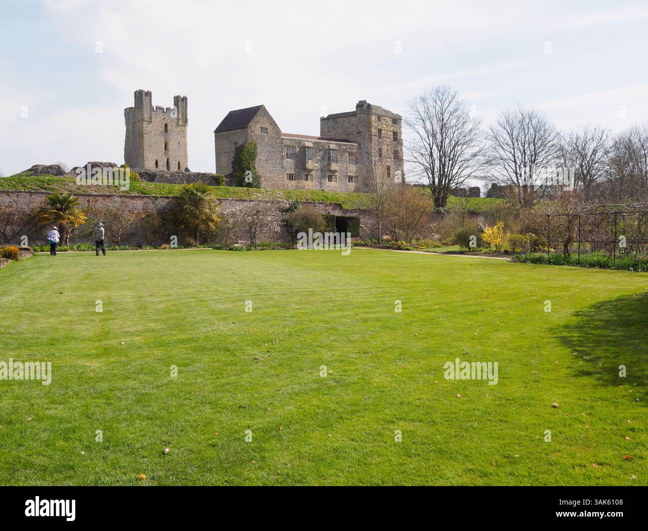 Helmsley Wall Garden Spring Stockfoto