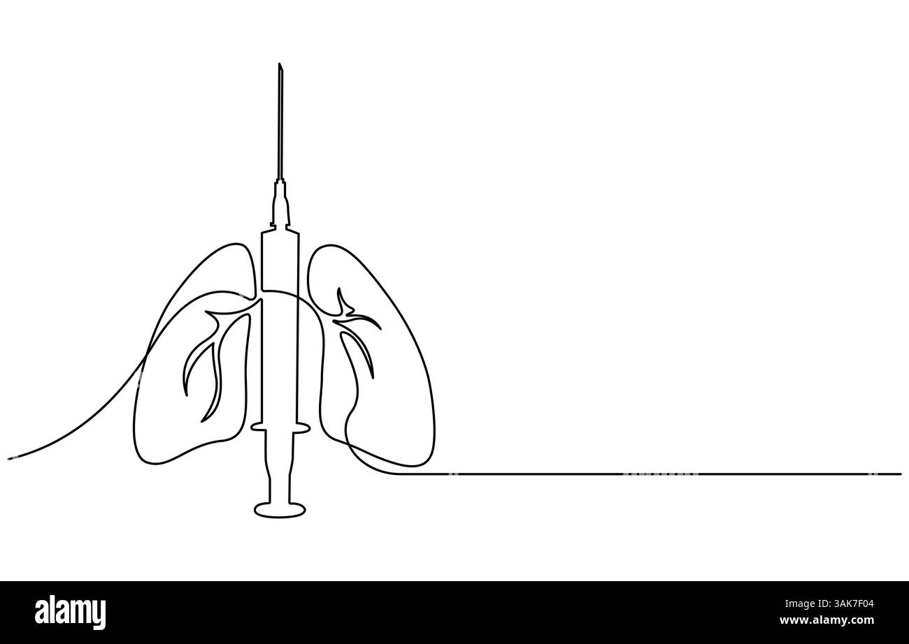 One Line Art Konzept internationaler Anti-Drogen-Tag Stock Vektor