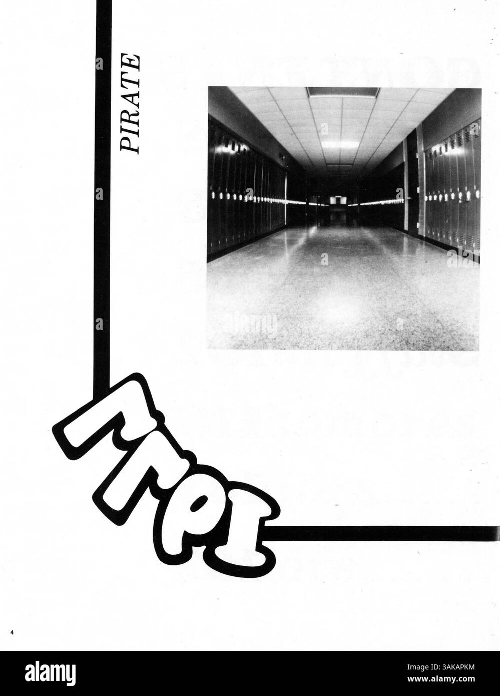 Pirate Vol. VI: Treasures ist das Jahrbuch 1977 der Park Center High, das das Schuljahr 1972-1973 abdeckt. Im Jahrbuch werden die Leistungen von Schülern, Lehrkräften und Sportteams sowie andere wichtige Schulveranstaltungen und -Aktivitäten vorgestellt. Stockfoto