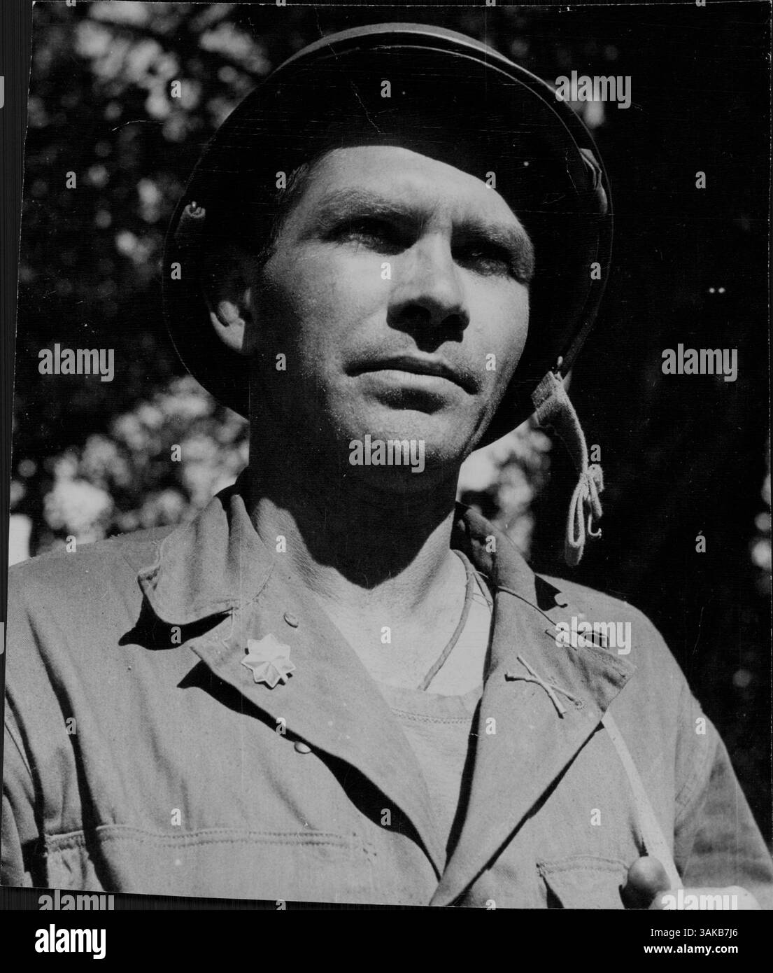 Oberstleutnant Caifson Johnson kommandierte eine Einheit in der Mars Task Force, die im Zweiten Weltkrieg gegen die Japaner in Zentralburma kämpfte Stockfoto