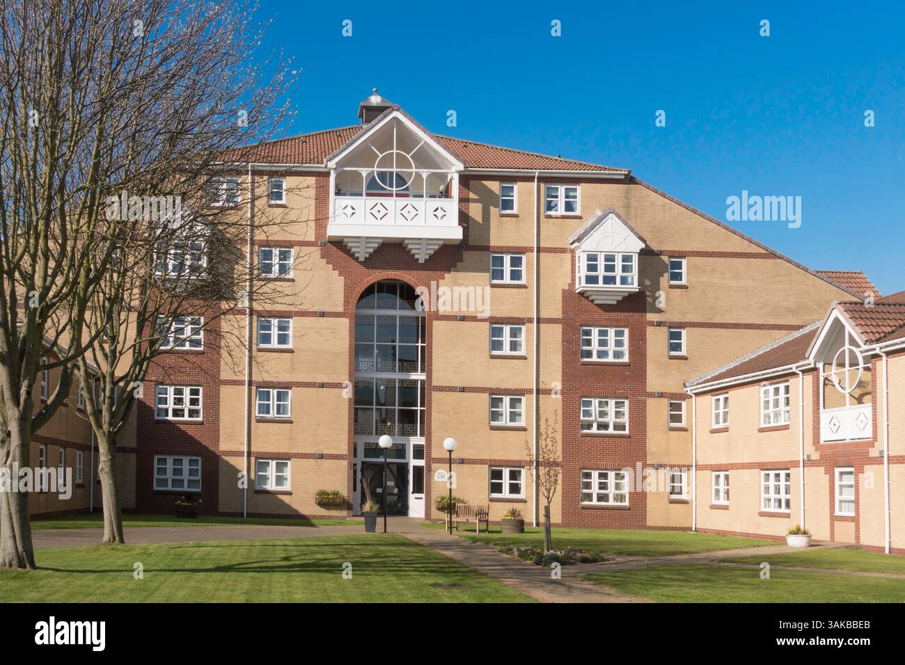 Mariners Point, Pensionswohnungen in North Shields, England, Großbritannien Stockfoto