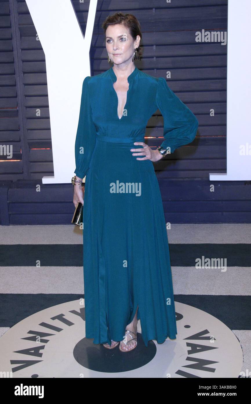 26. Februar 2017 - Beverly Hills, CA, USA - LOS ANGELES - 26. Februar: Carey Lowell bei der Oscar-Party der Vanity Fair 2017 im Wallis Annenberg Center am 26. Februar 2017 in Beverly Hills, CA (Credit Image: © hPa/Newscom via ZUMA Press) Stockfoto
