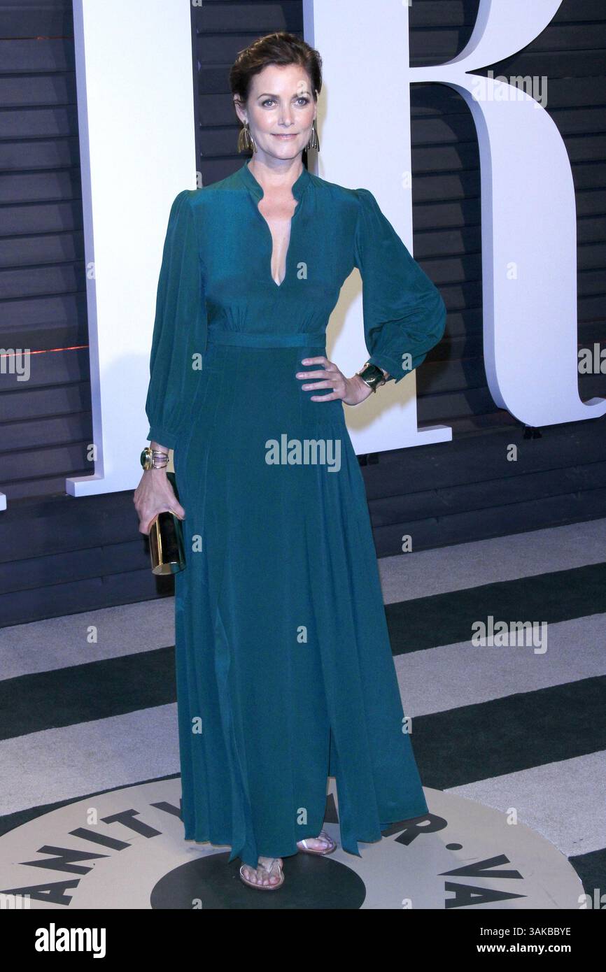 26. Februar 2017 - Beverly Hills, CA, USA - LOS ANGELES - 26. Februar: Carey Lowell bei der Oscar-Party der Vanity Fair 2017 im Wallis Annenberg Center am 26. Februar 2017 in Beverly Hills, CA (Credit Image: © hPa/Newscom via ZUMA Press) Stockfoto