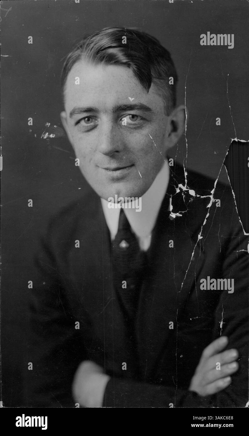 Fred A. Johnson ist der oberste Arcon der Royal League, einer brüderlichen Versicherungsorganisation und Unterstützer von Amateur-Baseball-Ligen. Stockfoto