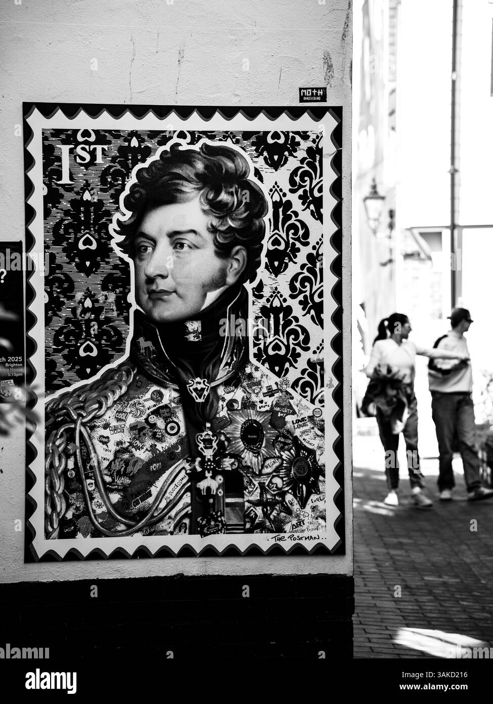 Sommertag in Brighton, England. Stockfoto