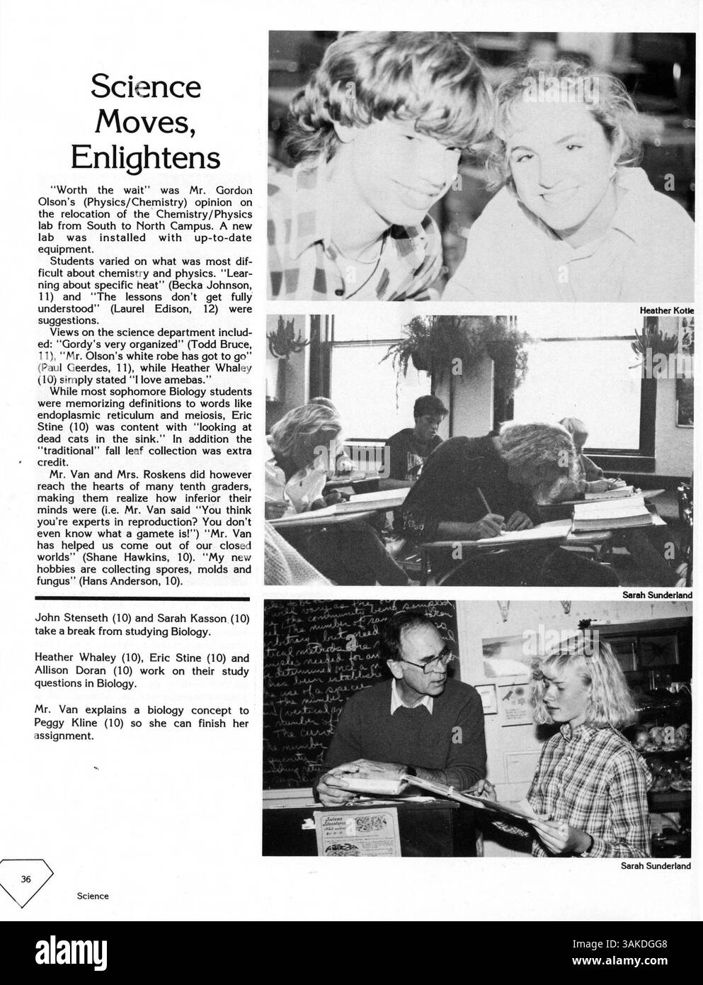 Dieses Jahrbuch der Minnehaha Academy 1988, „Antler: In the Rough“, fasst das Wesen des Schuljahres 1987-1988 zusammen und dokumentiert die Aktivitäten von Schülern, Lehrern und der gesamten Schulgemeinschaft. Stockfoto