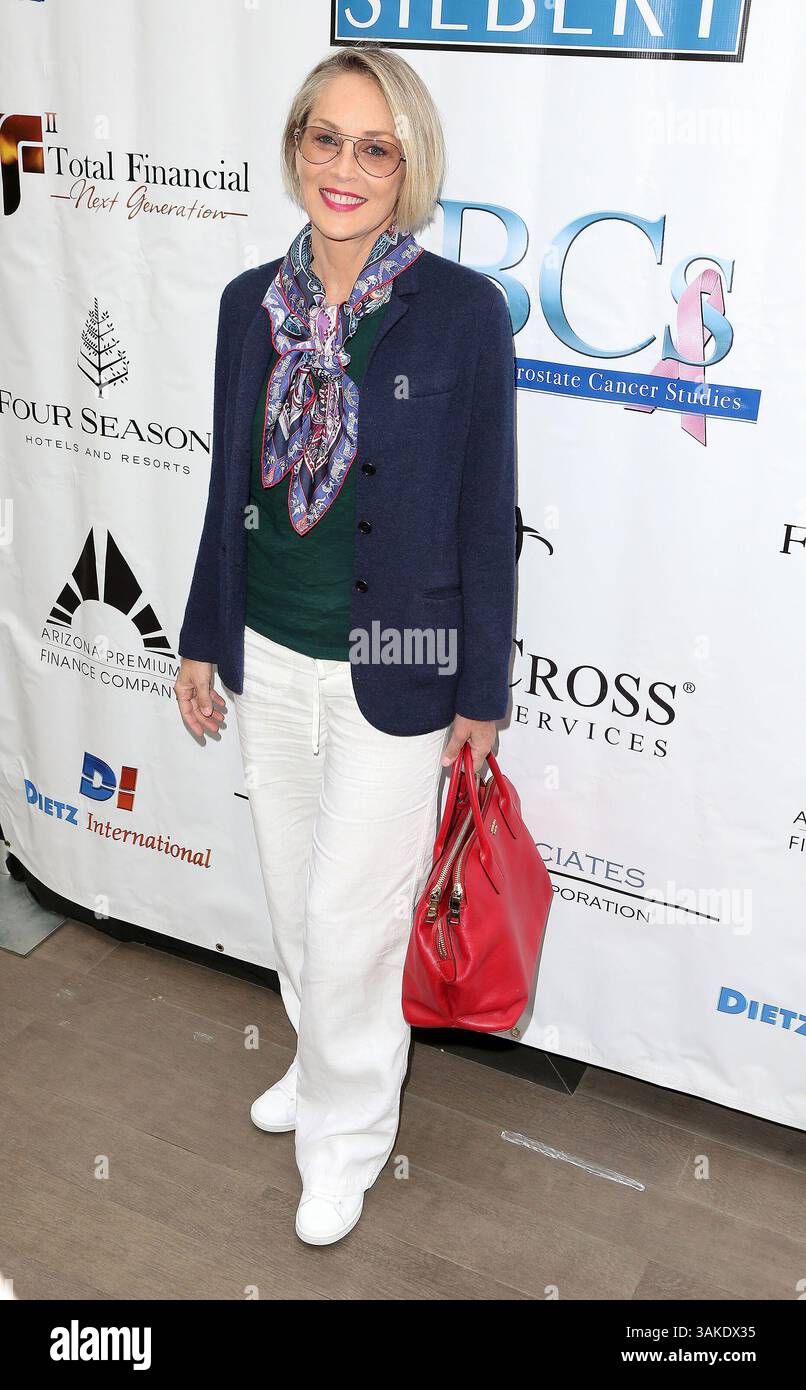 Mai 2017 - Beverly Hills, CA, USA - 10. Mai 2017 - Beverly Hills California - Sharon Stone. 2017 ABCs Muttertagsessen im Four Seasons Hotel. Foto: AdMedia Stockfoto