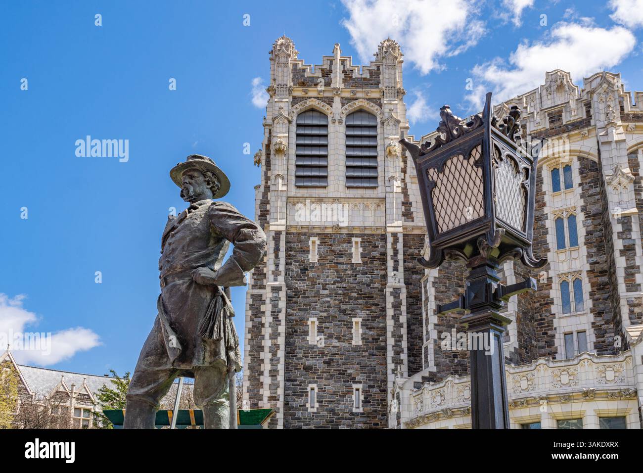 New York, New York, USA-8. April, City College Campus an der oberen Westseite von Manhattan. Stockfoto
