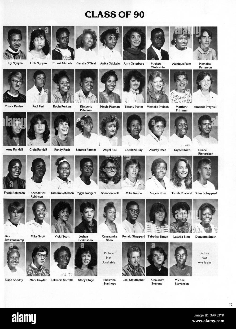 Diese Ausgabe des Polaris Jahrbuchs von der North High School aus dem Jahr 1988 erfasst Bilder von Schülern, Lehrkräften, Vereinen, Leichtathletik und wichtigen Ereignissen während des Schuljahres 1987-1988. Stockfoto