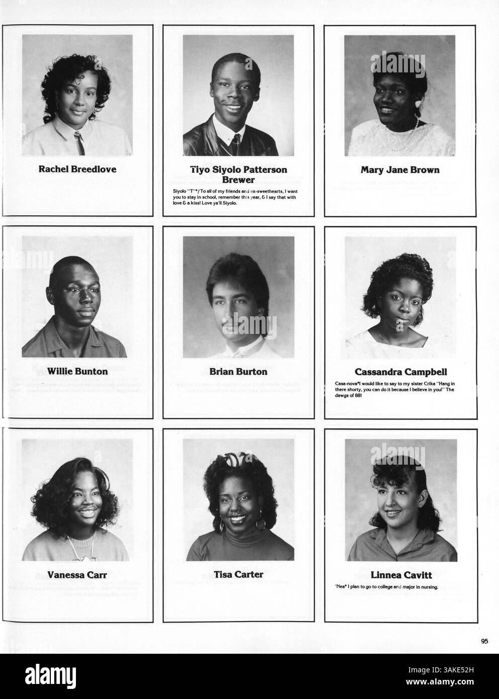 Das Polaris Jahrbuch 1988 dokumentiert die akademischen, außerschulischen und sozialen Aktivitäten an der North High School während des Schuljahres 1987-1988 mit Lehrkräften, Studenten und Leichtathletik. Stockfoto