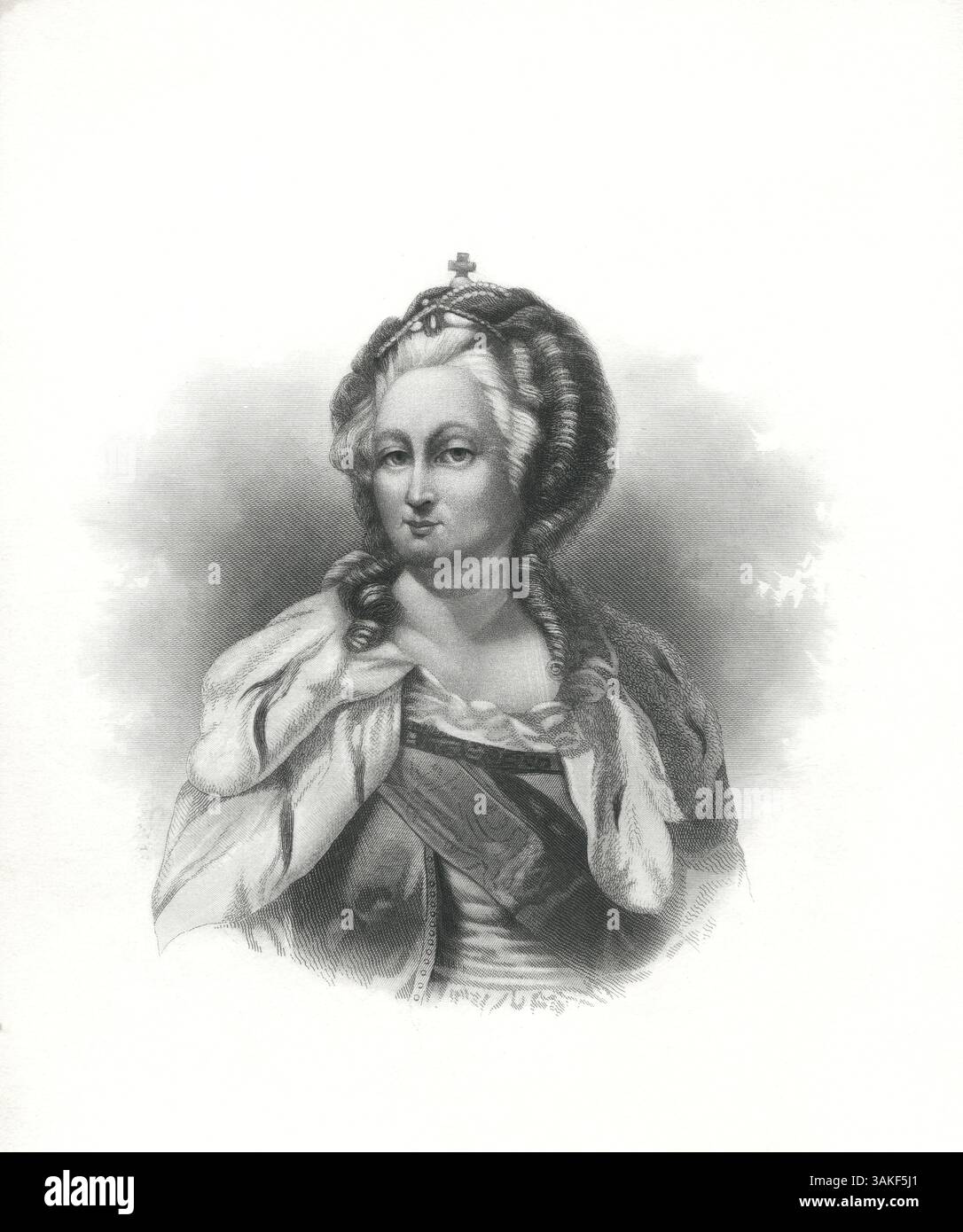April 2017 – Katharina II (1729-1796), oder Katharina die große, Czarina von Russland, 1762-1796, Porträt (Bild: © JT Vintage/Glasshouse Via ZUMA Wire) Stockfoto