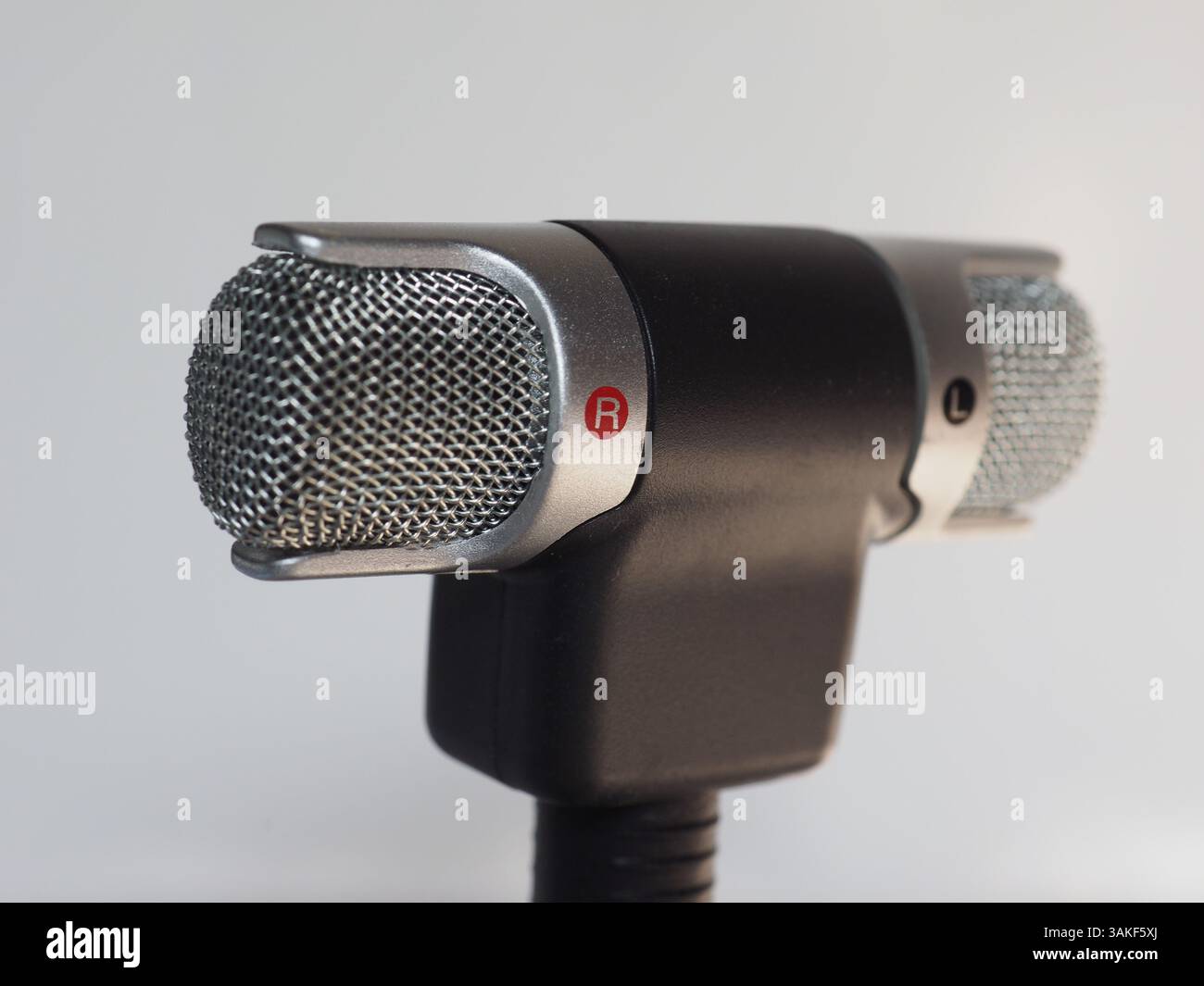 Elektronisches Audioaufnahmegerät für hifi-Stereomikrofon Stockfoto