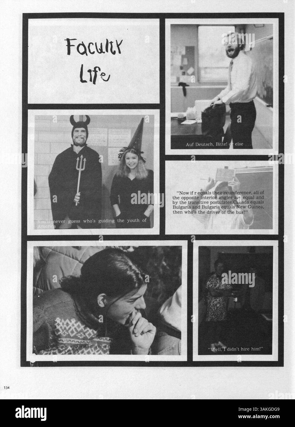 Das Jahrbuch „Breck Mustang“ 1981 reflektiert das Studentenleben, die Leichtathletik, die Vereine, die Fakultät und die wichtigsten Ereignisse des Schuljahres 1980-1981 an der Breck High School. Stockfoto