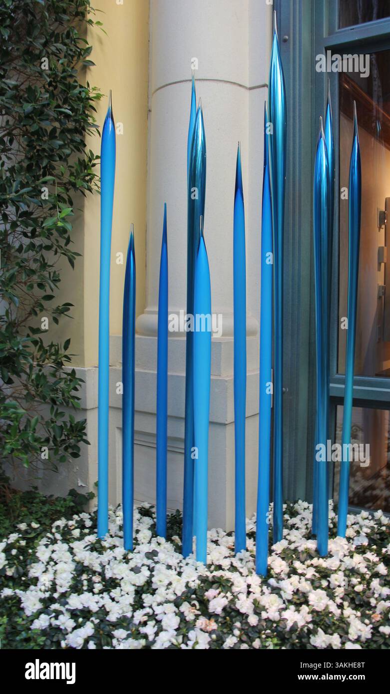 Das Conservatory and Botanical Gardens im Bellagio Resort in Las Vegas Samstag, 30. November 2013. Es ist kostenlos und 365 Tage im Jahr geöffnet, wo rund 140 Gartenbauunternehmen ihr Aussehen mehrmals im Jahr gestalten und ändern, um der Saison gerecht zu werden. (Kreditbild: © Barry Sweet/ZUMAPRESS.com) Stockfoto