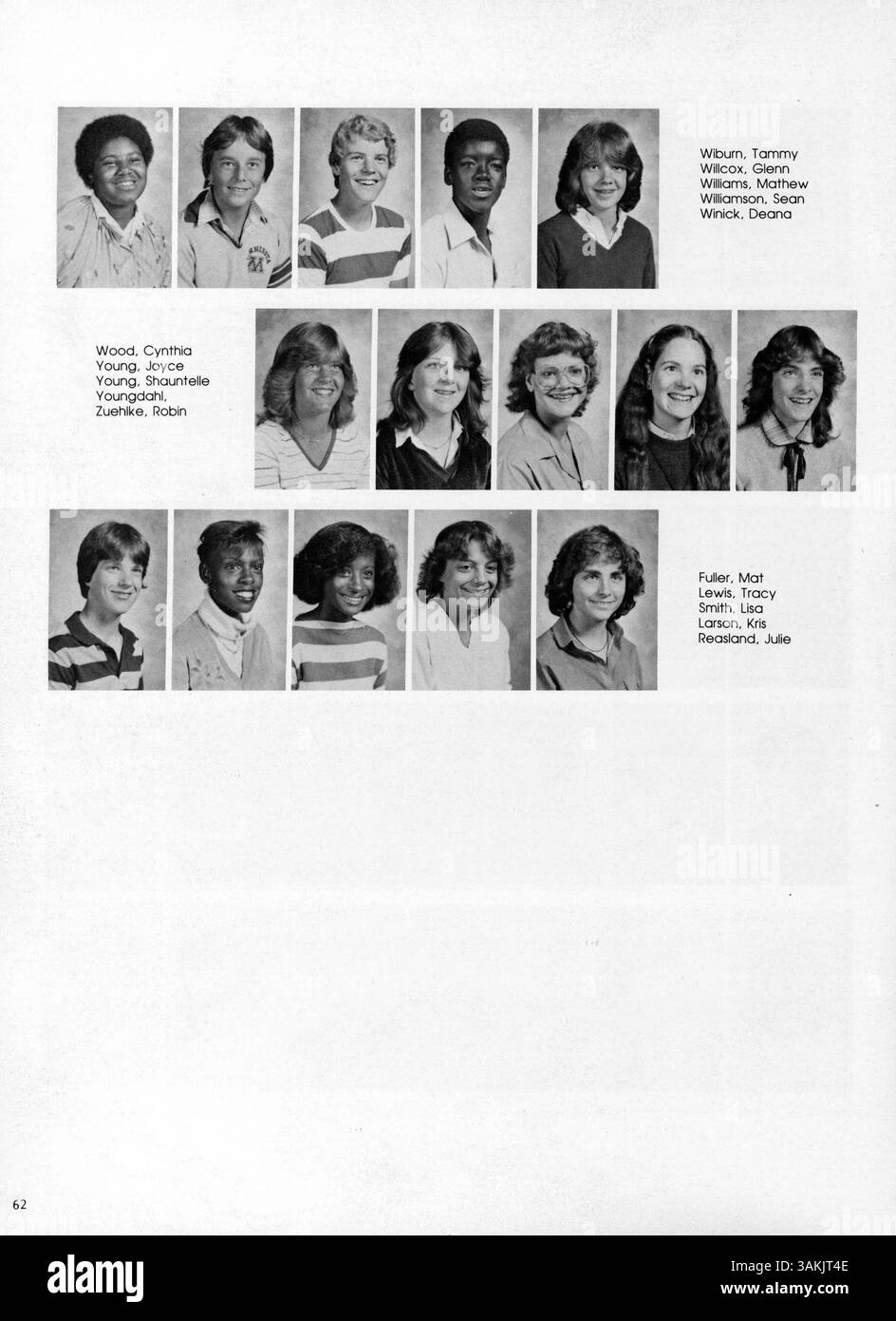Das Jahrbuch „Eighty Two Centralian“ der Central High School dokumentiert eine Vielzahl von Schulveranstaltungen, Schülerprofilen, Lehrerhighlights und sportlichen Leistungen aus dem Schuljahr 1981-1982. Stockfoto