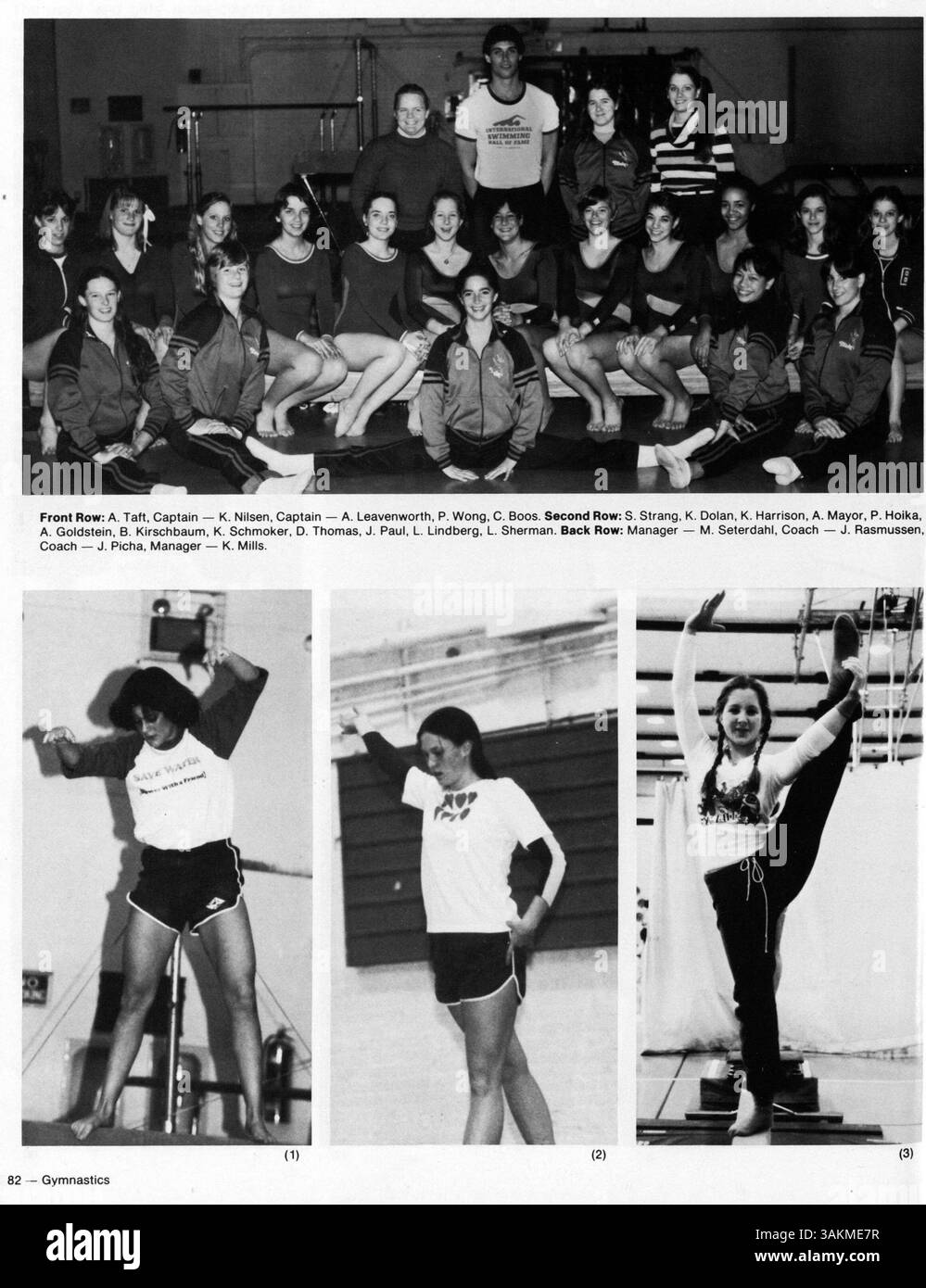 Das Jahrbuch „Reflections“ 1981 der Blake High School dokumentiert die bedeutenden Ereignisse und Errungenschaften von Studenten, Dozenten und Leichtathletik während des akademischen Jahres 1980-1981. Stockfoto