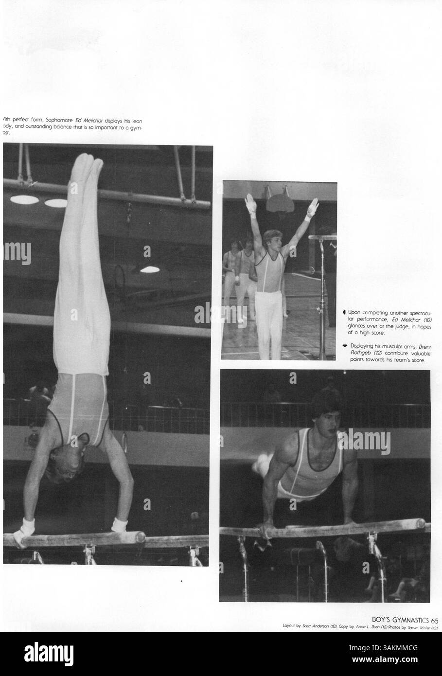 Diese Ausgabe des Jahrbuchs Windigo von der Edina West High School aus dem Jahr 1981 enthält Highlights von Schülern, Lehrerbeiträge, sportliche Teams und außerschulische Clubs aus dem Schuljahr 1980-1981. Stockfoto