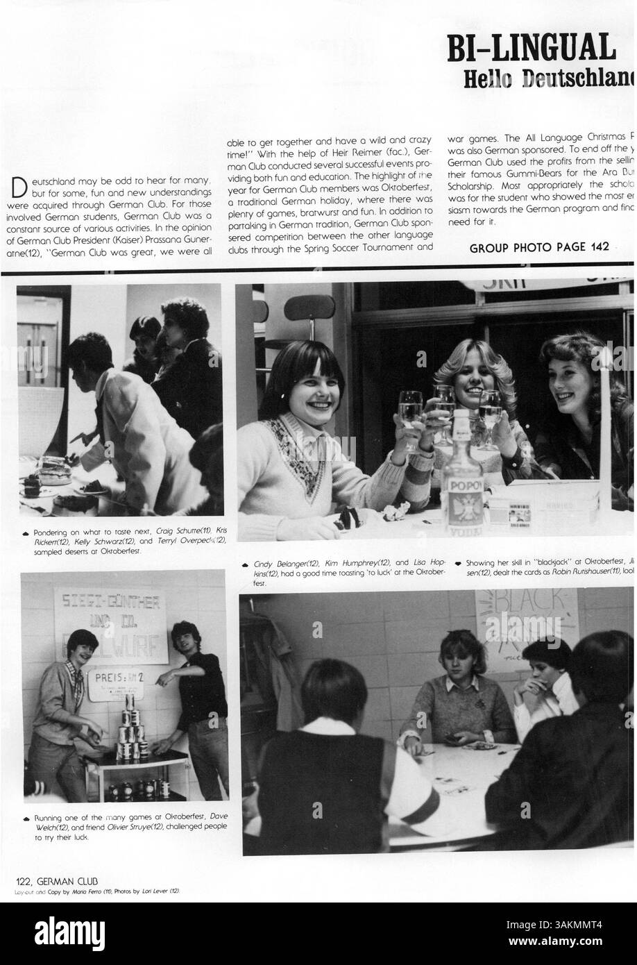 Das Windigo Jahrbuch 1981 der Edina West High School beleuchtet die Aktivitäten der Schüler, Beiträge der Lehrkräfte, sportliche Teams und wichtige Schulveranstaltungen aus dem Schuljahr 1980-1981. Stockfoto