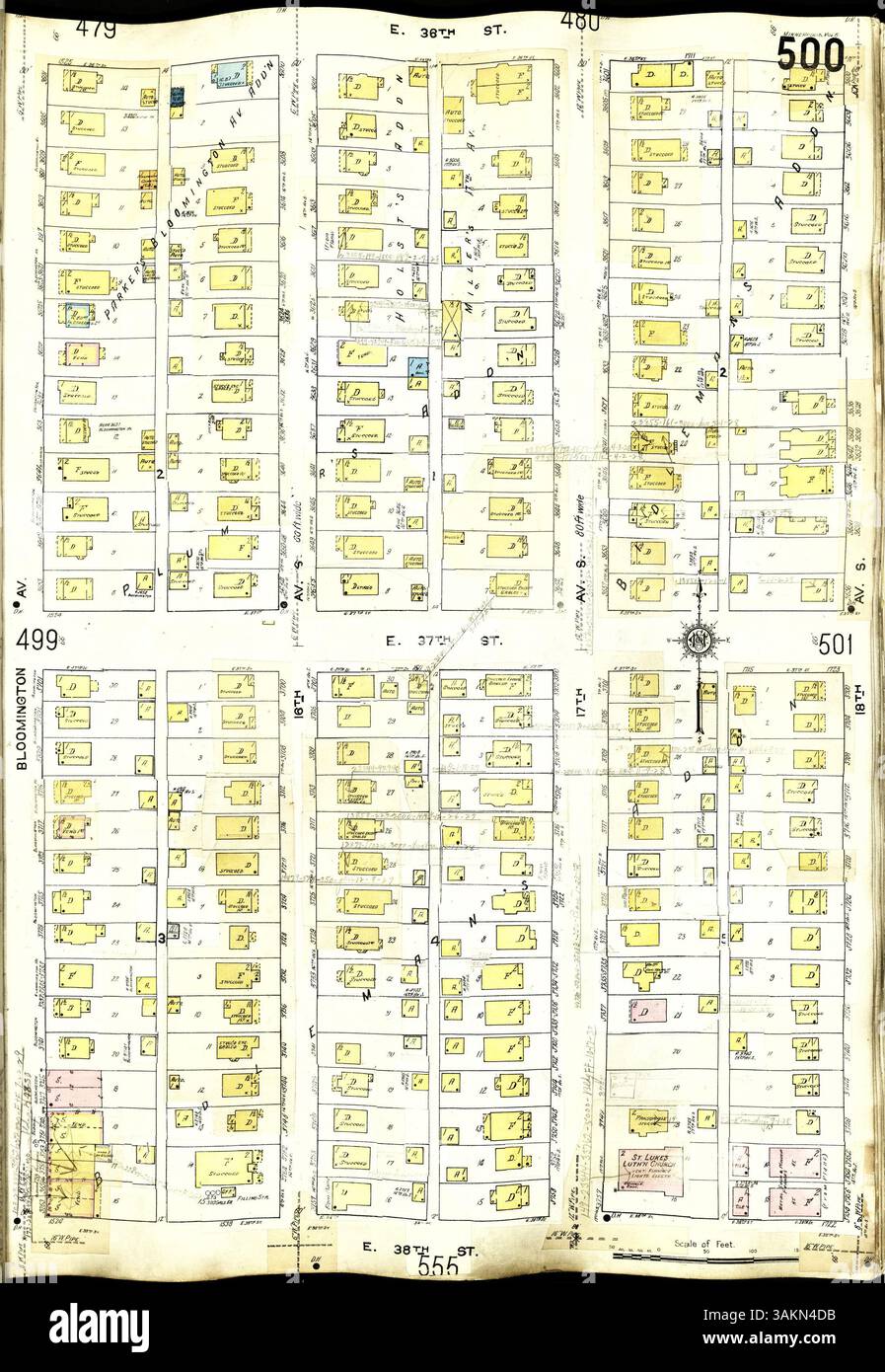 Sanborn Insurance Maps of Minneapolis, Band 5, bietet detaillierte ...