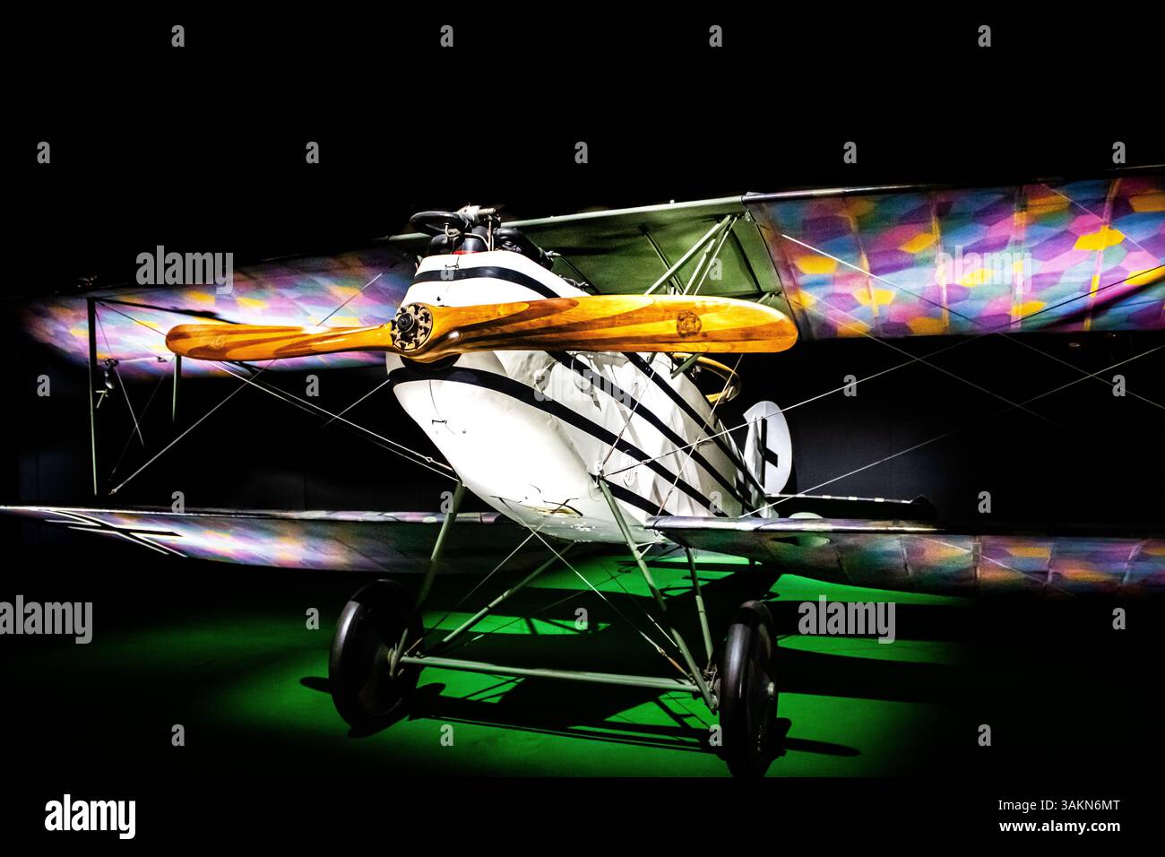 Vintage Halberstadt Cliv Flugzeug Stockfoto